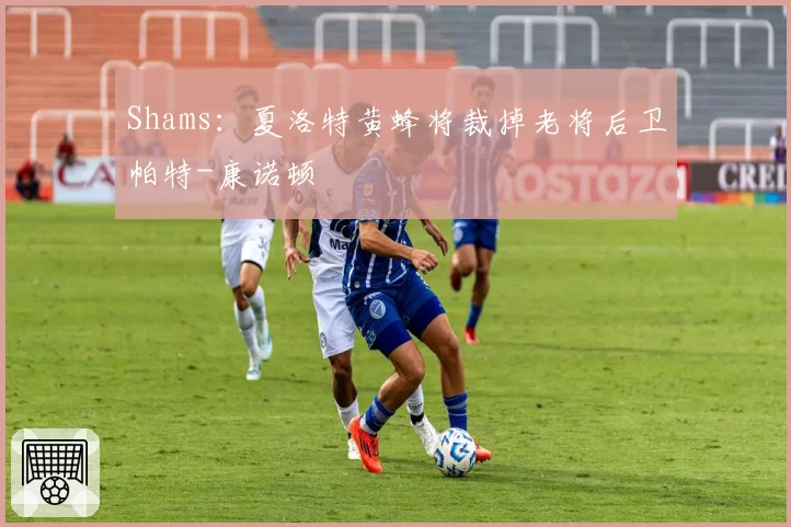 Shams：夏洛特黄蜂将裁掉老将后卫帕特-康诺顿